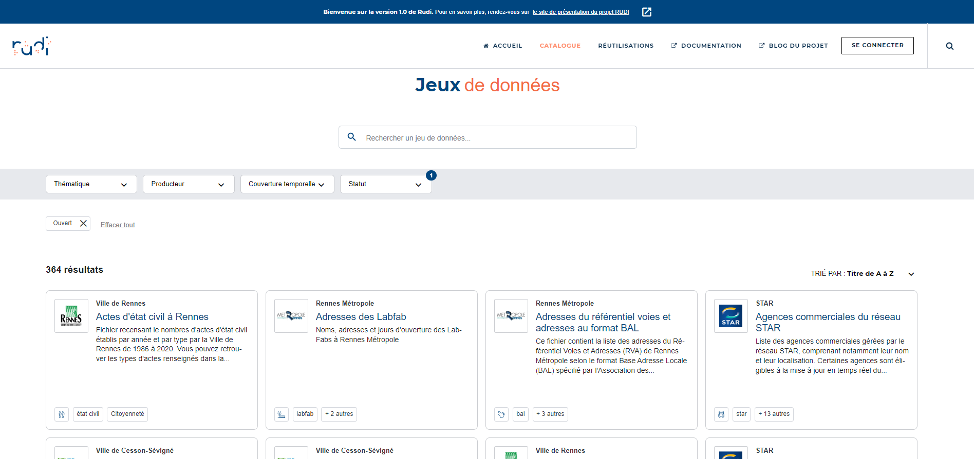 Ouvert