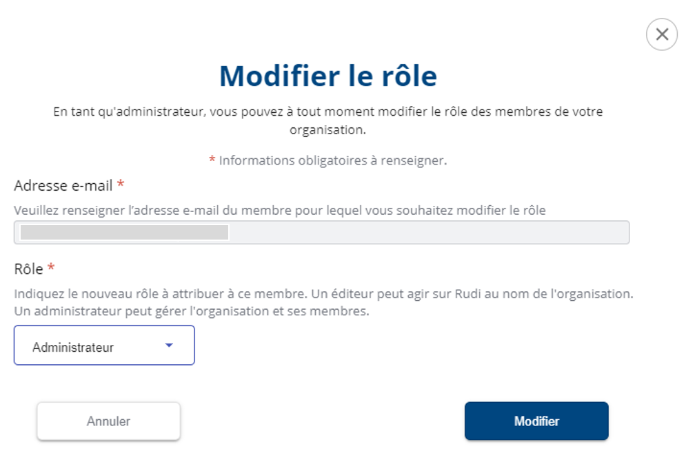 Associer un membre