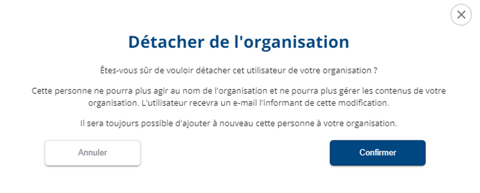Détacher un membre