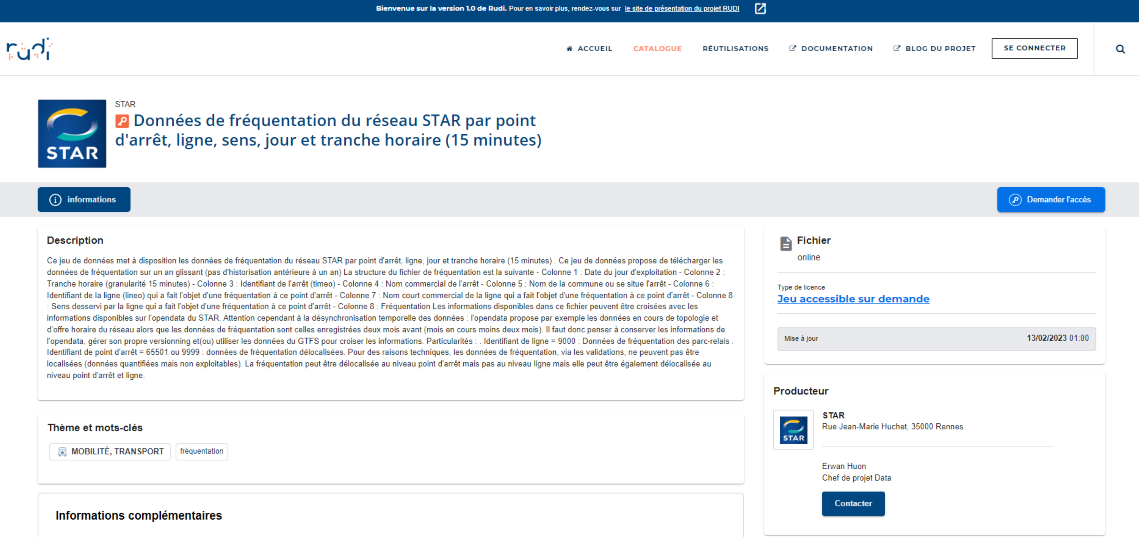 Demander l'accès
